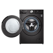 LG WiFi connected | 12kg | Washing Machine | 1360 rpm | Auto Dose | AI DD™ | Direct Drive™ | Steam™ | TurboWash™360 | Black Steel, F4V1112BTSA