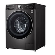 LG WiFi connected | 12kg | Washing Machine | 1360 rpm | Auto Dose | AI DD™ | Direct Drive™ | Steam™ | TurboWash™360 | Black Steel, F4V1112BTSA