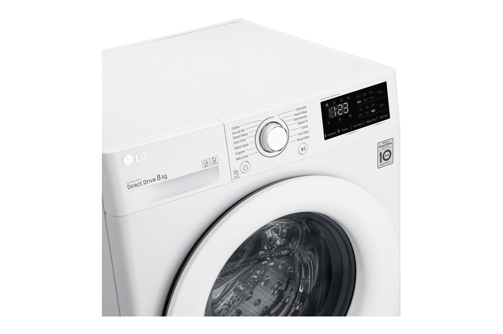 LG 8kg Washing Machine White AI DD™, F4V308WNW