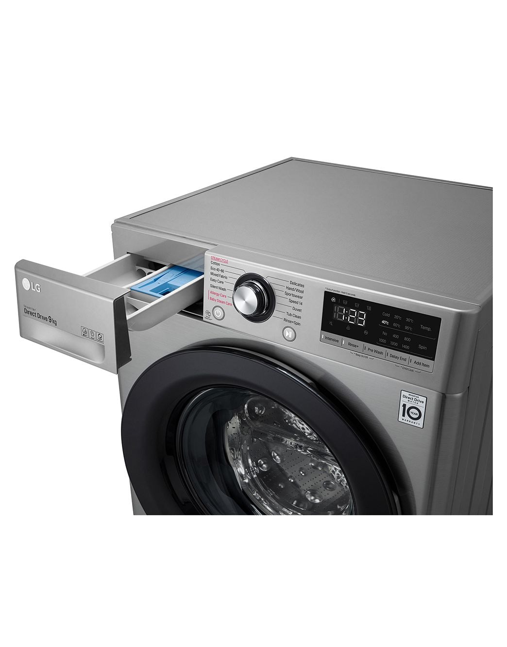 LG Direct Drive 9kg Washing Machine F4V309SNE LG UK