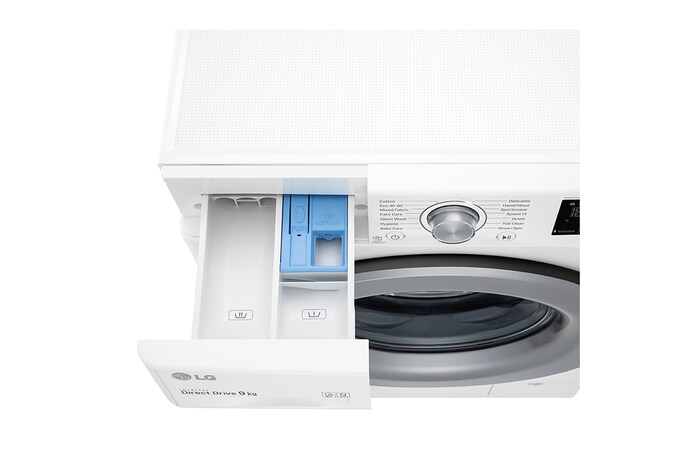 LG 9kg Washing Machine AI DD™, White, F4V309WNE