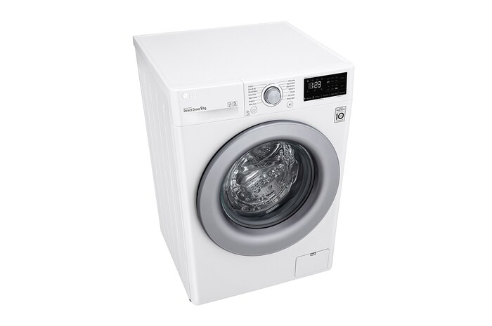LG 9kg Washing Machine AI DD™, White, F4V309WNE