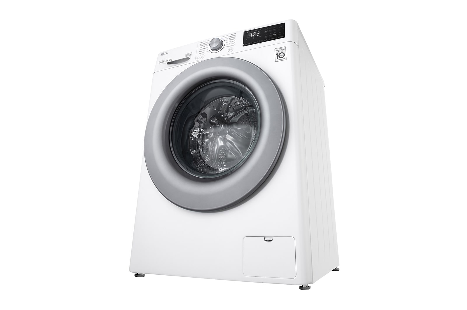 LG 9kg Washing Machine White AI DD™, F4V309WNE
