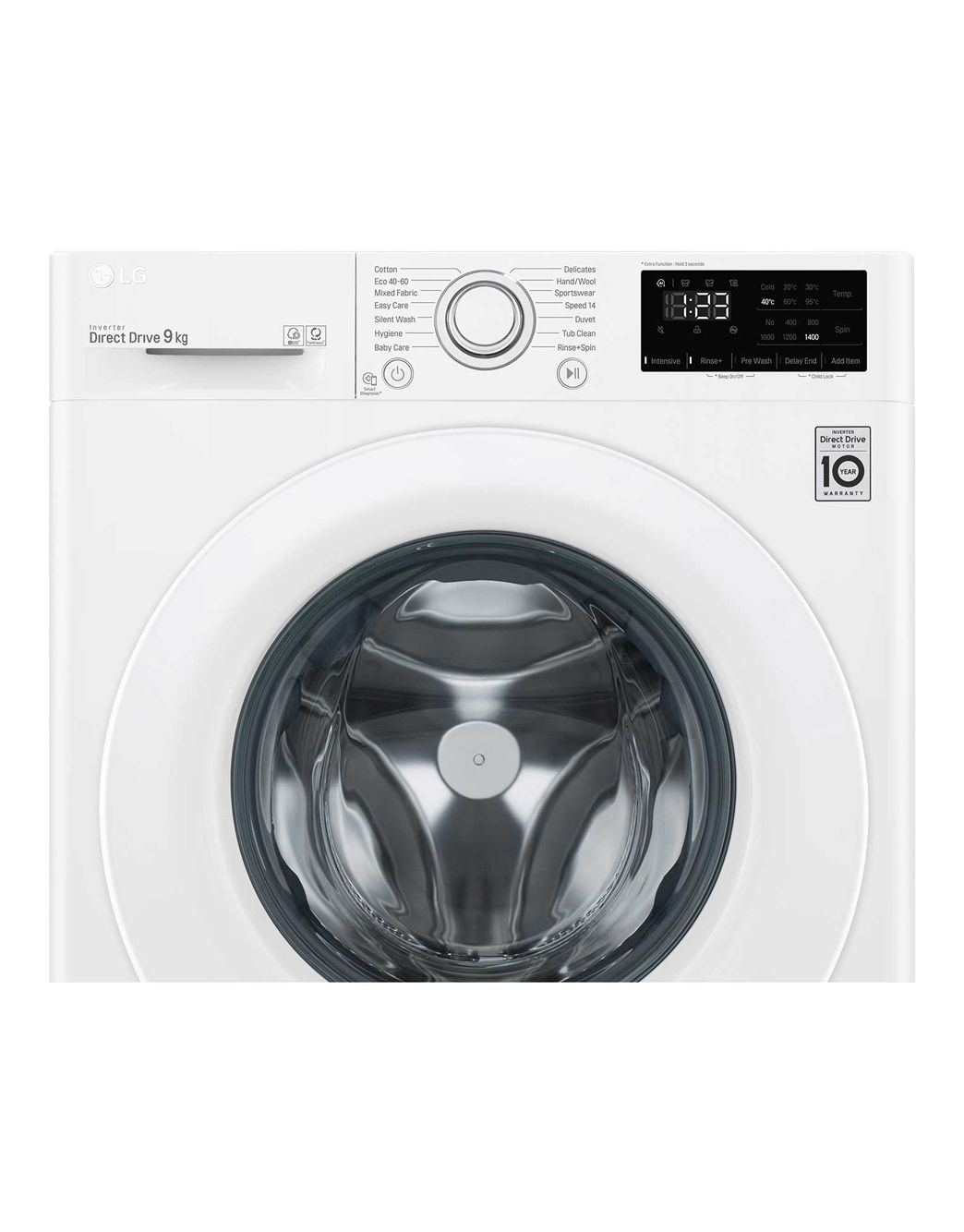 LG Direct Drive 9kg Washing Machine F4V309WNW LG UK