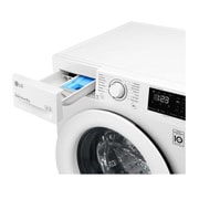 LG 9kg AI DD™ Washing Machine, White, F4V309WNW