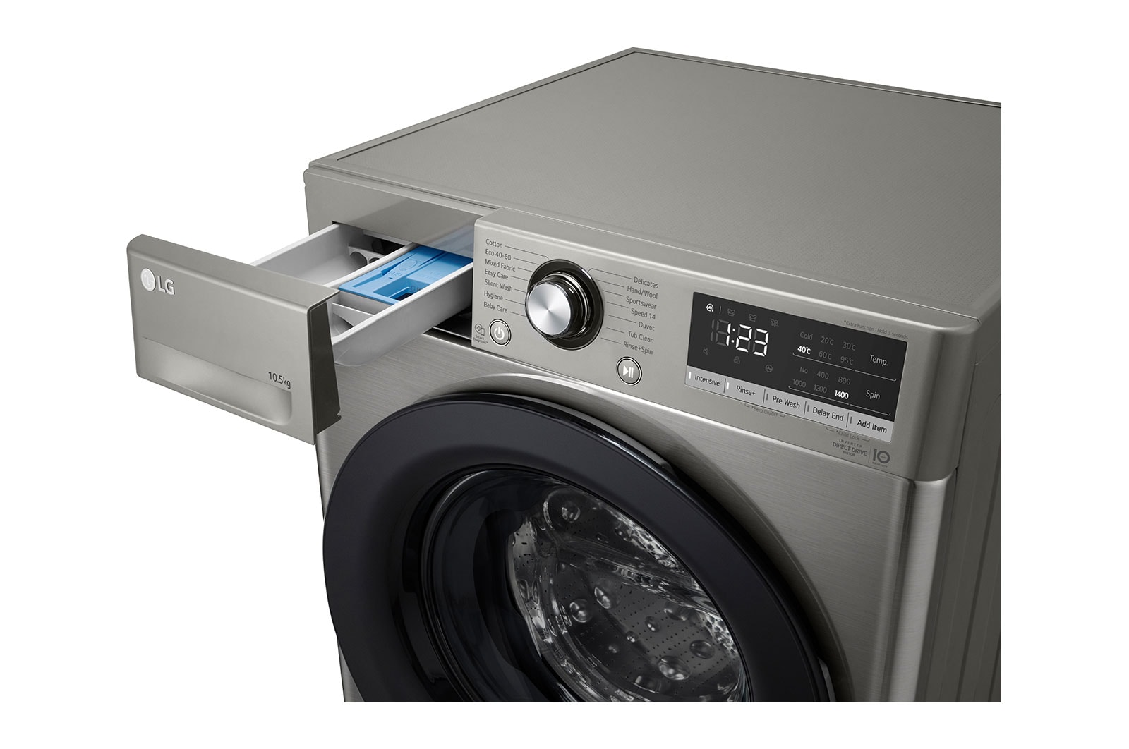 LG 10.5kg Washing Machine Graphite AI DD™, F4V310SNEH
