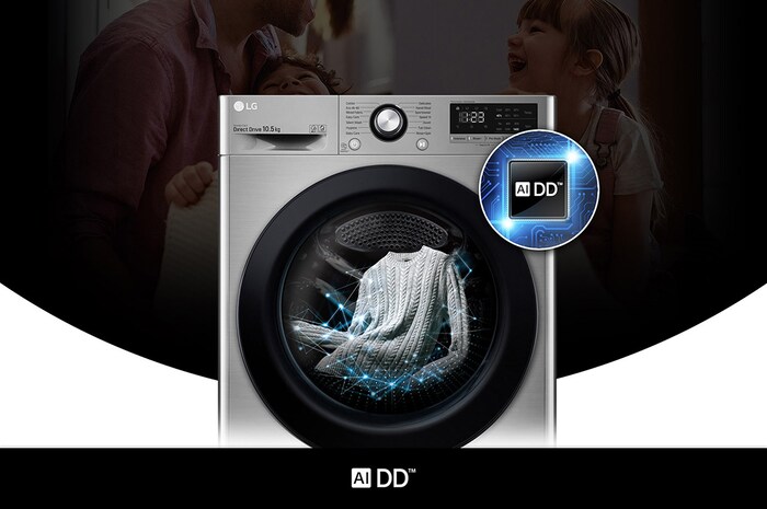 LG 10.5kg Washing Machine AI DD™, Graphite, F4V310SNE