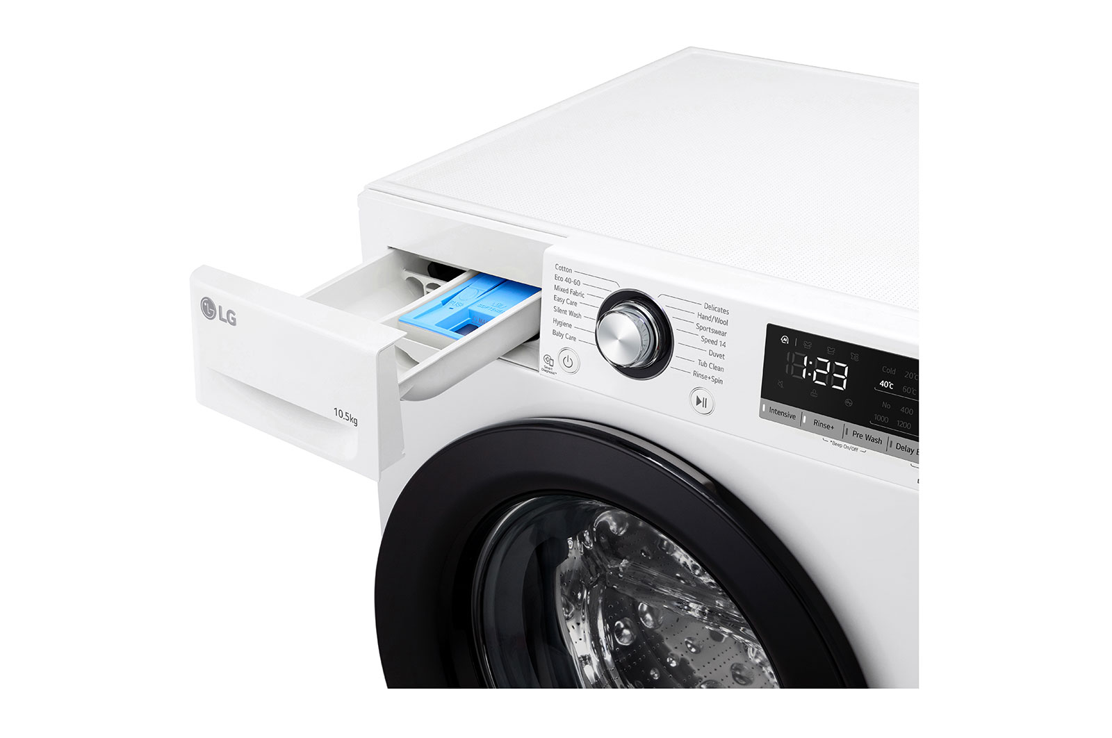 LG 10.5kg Washing Machine White AI DD™, F4V310WNEH