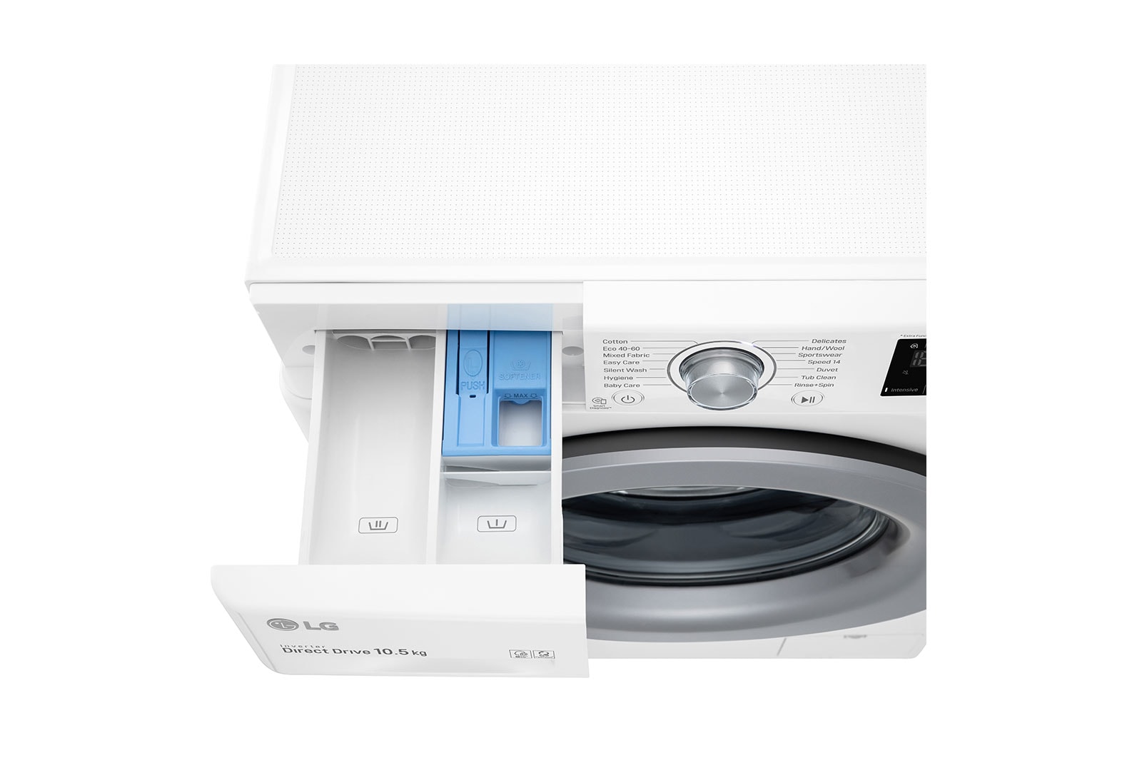 LG 10.5kg Washing Machine White AI DD™, F4V310WNE