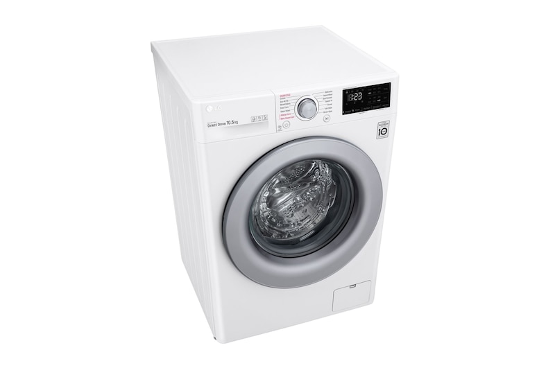 LG 10.5kg Washing Machine White AI DD™, F4V310WSE