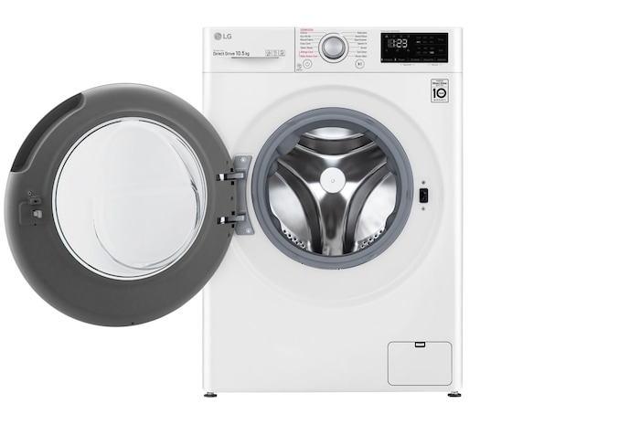 LG 10.5kg Washing Machine White AI DD™, F4V310WSE