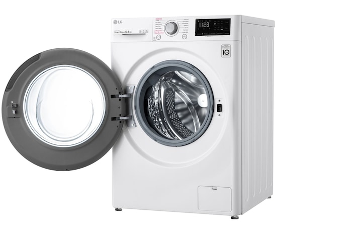 LG 10.5kg Washing Machine White AI DD™, F4V310WSE