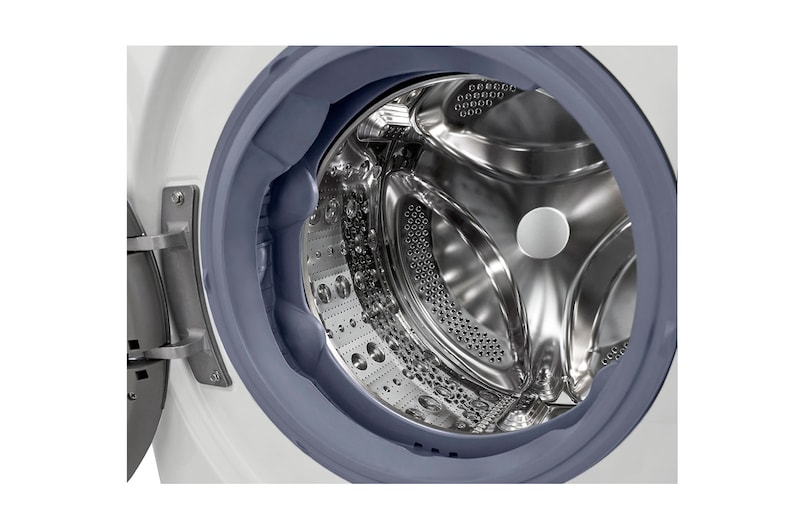 LG AIDD™ F4V508WS 8kg Washing Machine - White, F4V508WS