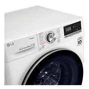 LG AIDD™ F4V509WS 9kg Washing Machine - White, F4V509WS