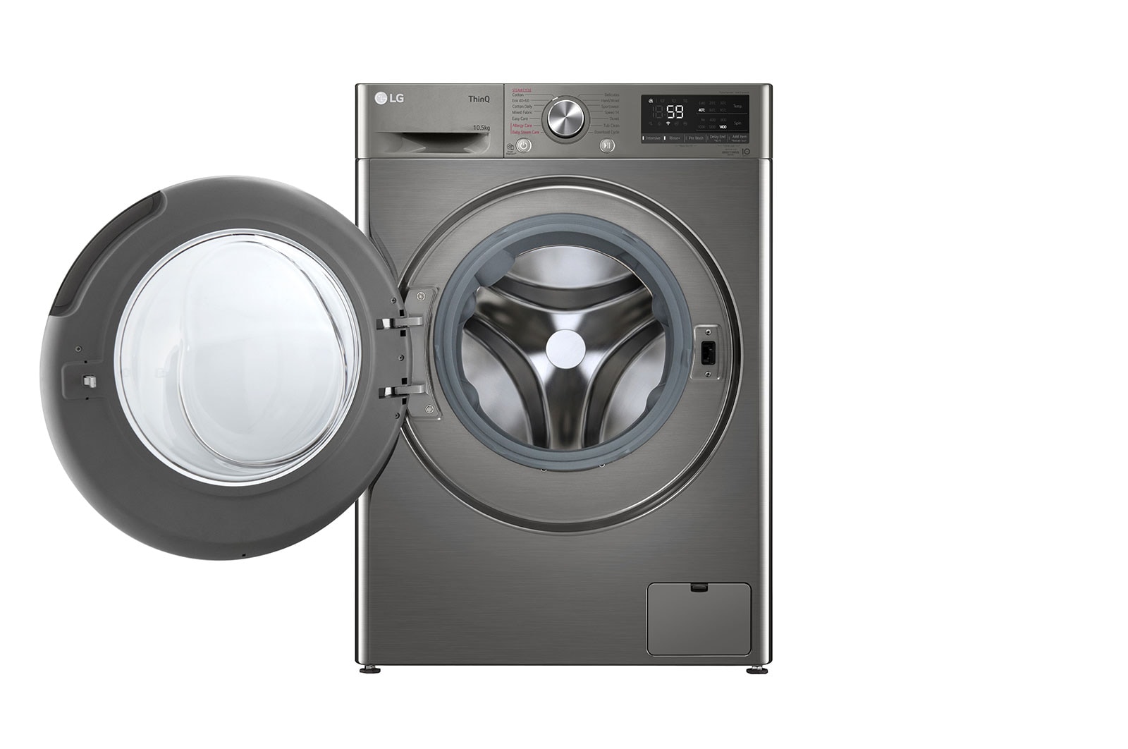 LG 10.5kg Washing Machine Graphite AI DD™, F4V510SSEH