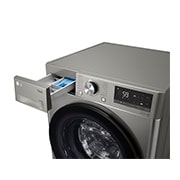 LG WiFi connected | 10.5kg | Washing Machine | 1360 rpm | AI DD™ | Direct Drive™ | Steam™ | Graphite, F4V510SSEH