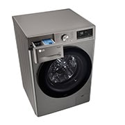 LG WiFi connected | 10.5kg | Washing Machine | 1360 rpm | AI DD™ | Direct Drive™ | Steam™ | Graphite, F4V510SSEH