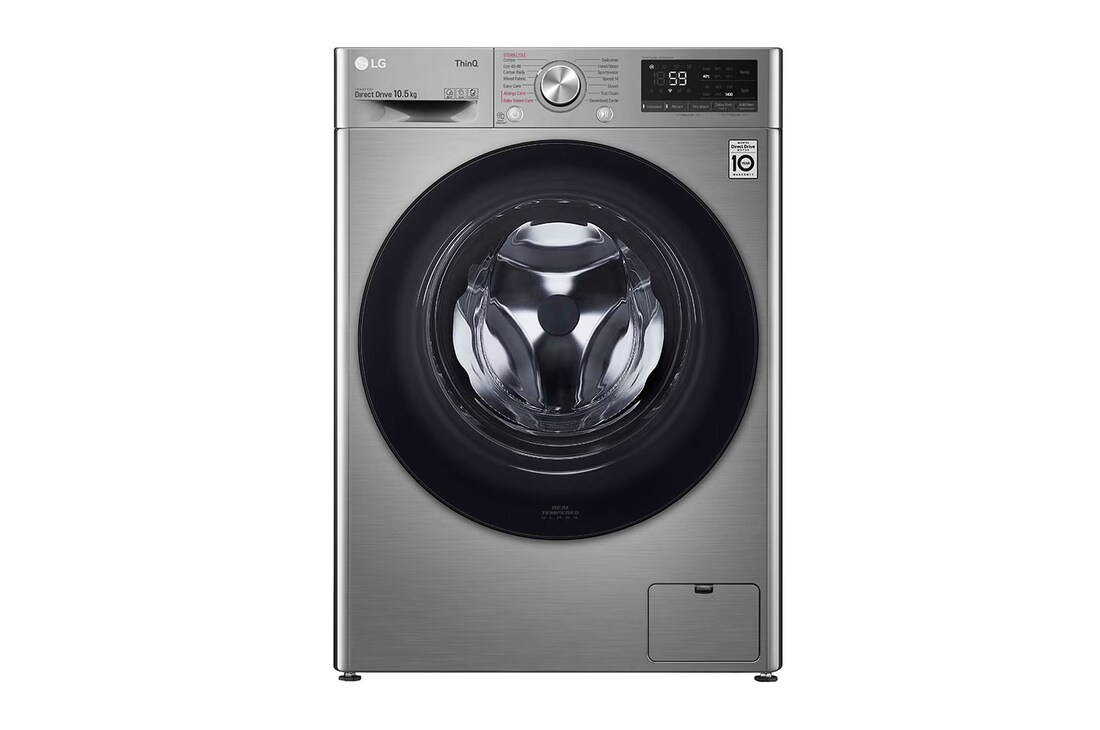LG 10.5kg Washing Machine Graphite AI DD™, F4V510SSE