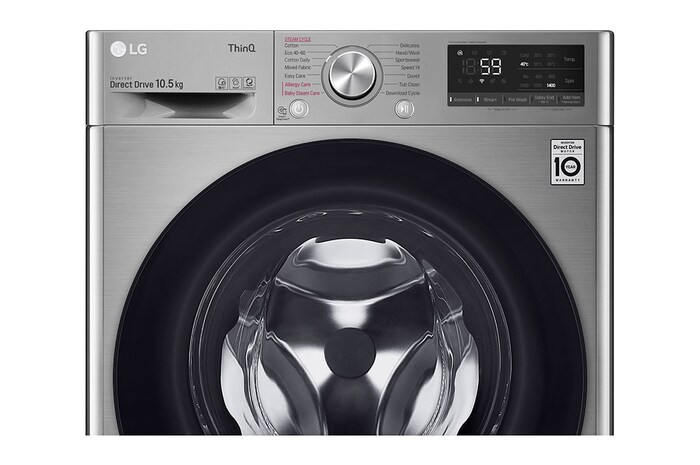 LG 10.5kg Washing Machine AI DD™, Graphite, F4V510SSE