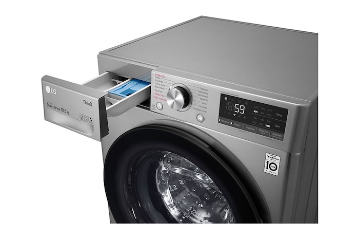 LG 10.5kg Washing Machine AI DD™, Graphite, F4V510SSE
