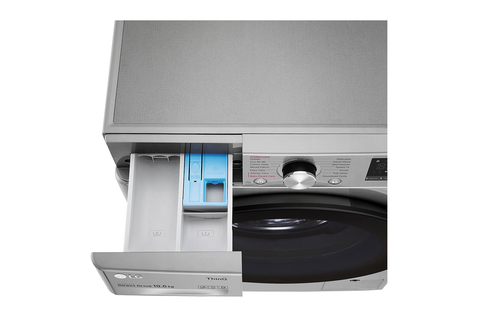LG 10.5kg Washing Machine Graphite AI DD™, F4V510SSE