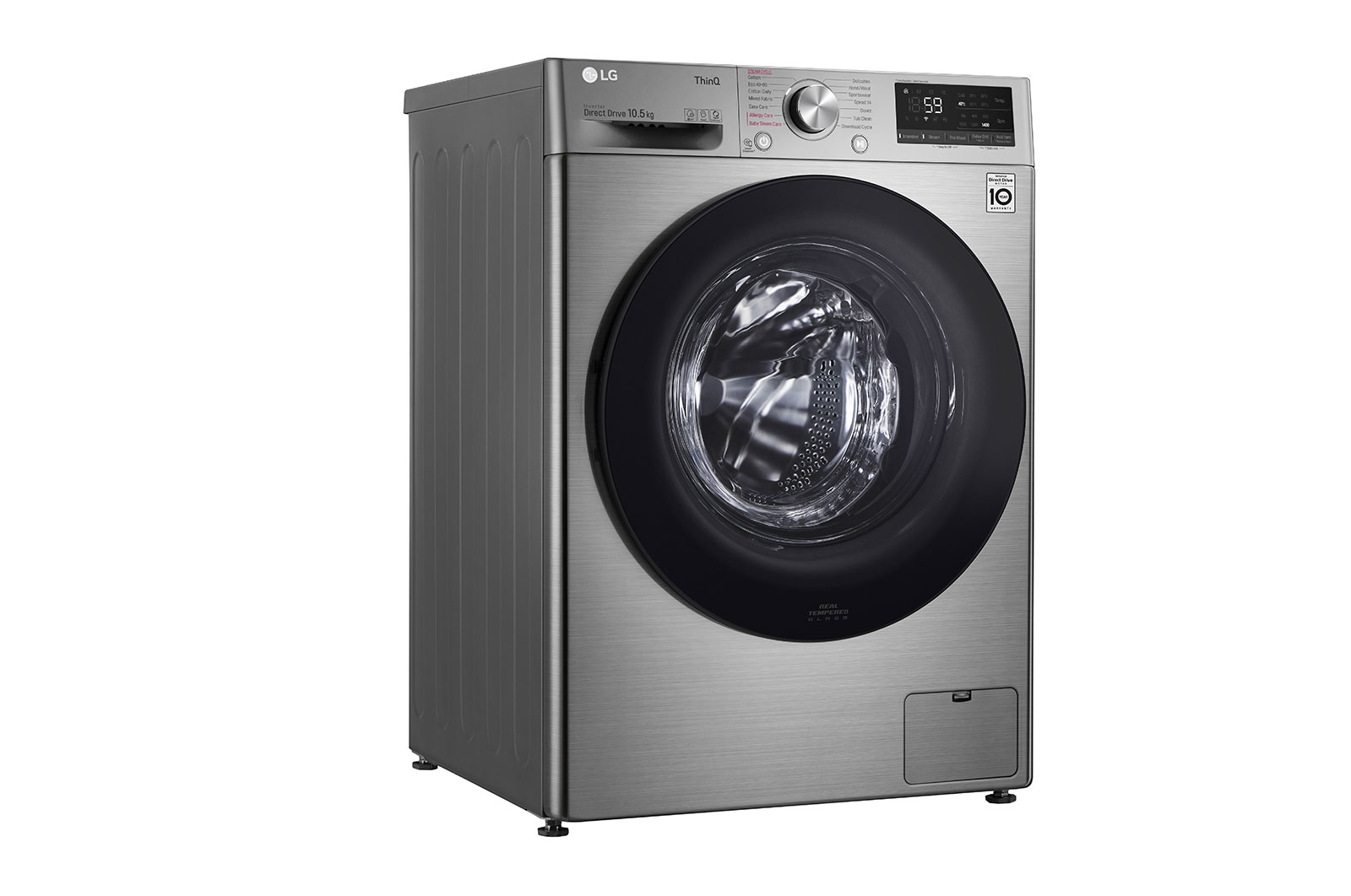 LG 10.5kg Washing Machine Graphite AI DD™, F4V510SSE