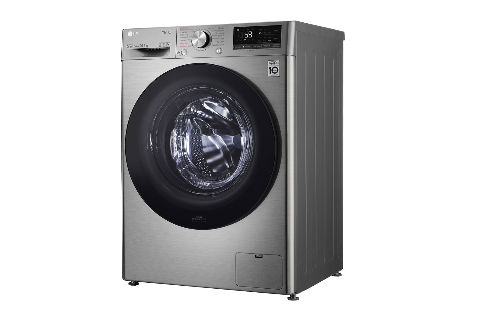 LG 10.5kg Washing Machine Graphite AI DD™, F4V510SSE