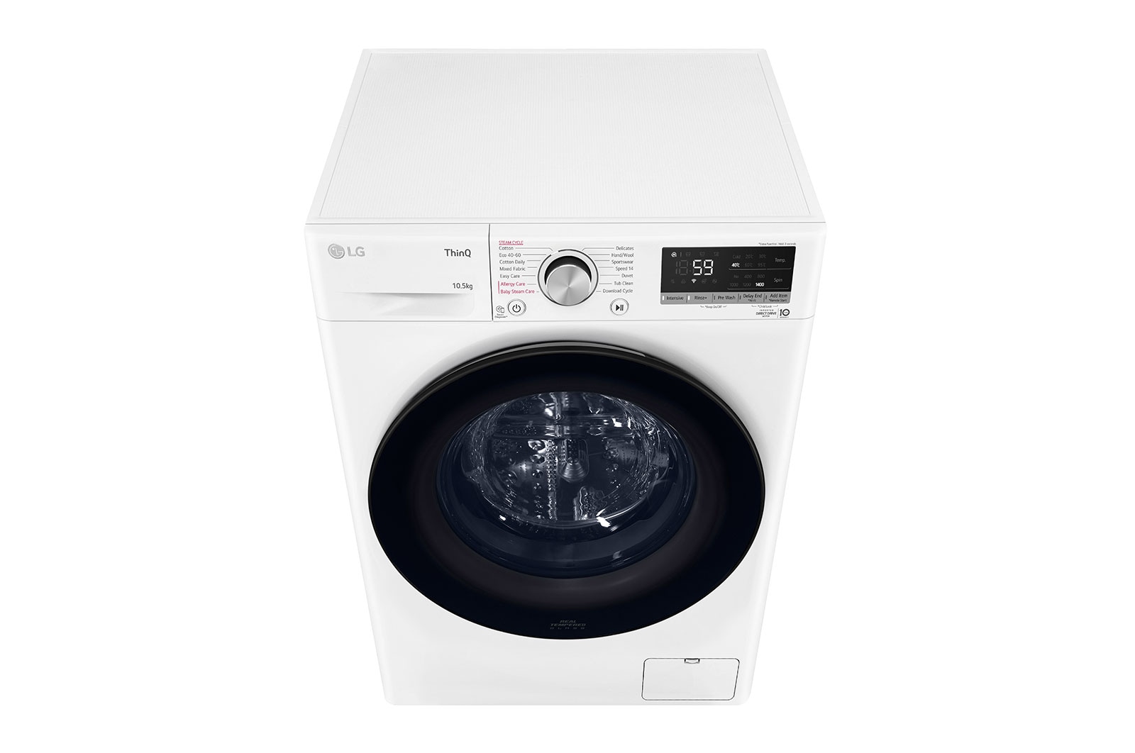LG 10.5kg Washing Machine White AI DD™, F4V510WSEH