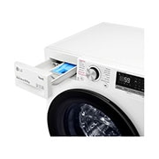 LG 10.5kg Washing Machine White AI DD™, F4V510WSE
