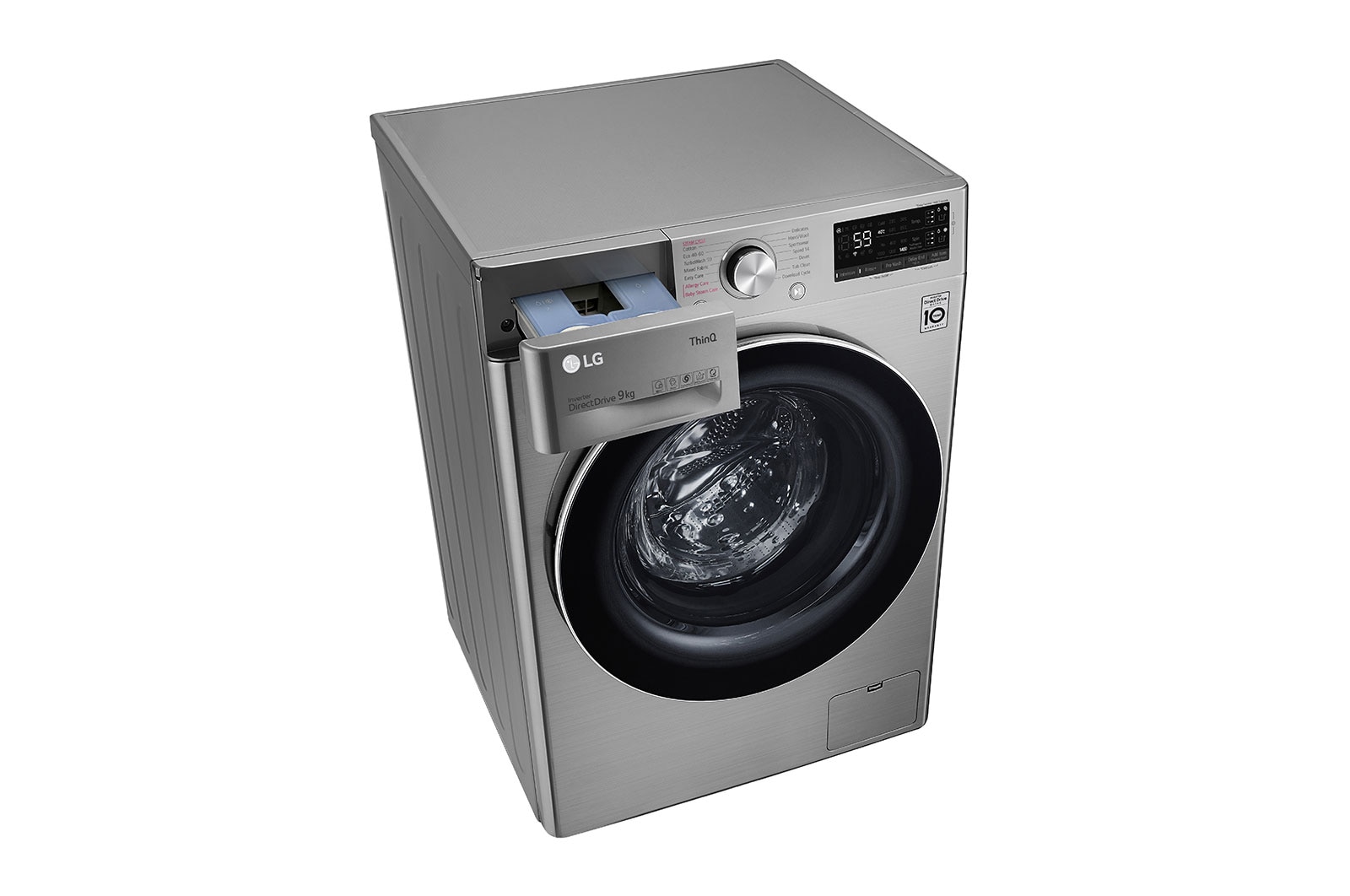 LG 9kg Washing Machine Graphite AI DD™, F4V709STSA