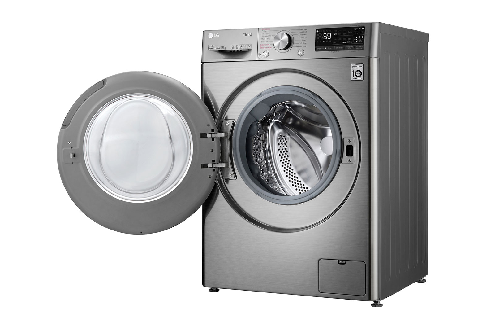 LG 9kg Washing Machine Graphite AI DD™, F4V709STSA