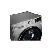 LG WiFi connected | 9kg | Washing Machine | 1360 rpm | Auto Dose | AI DD™ | Direct Drive™ | Steam™ | TurboWash™ | Graphite, F4V709STSA