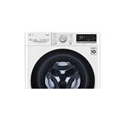 LG WiFi connected | 9kg | Washing Machine | 1360 rpm | Auto Dose | AI DD™ | Direct Drive™ | Steam™ | TurboWash™ | White, F4V709WTSA