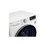 LG WiFi connected | 9kg | Washing Machine | 1360 rpm | Auto Dose | AI DD™ | Direct Drive™ | Steam™ | TurboWash™ | White, F4V709WTSA