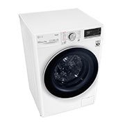 LG WiFi connected | 9kg | Washing Machine | 1360 rpm | Auto Dose | AI DD™ | Direct Drive™ | Steam™ | TurboWash™ | White, F4V709WTSA