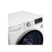 LG WiFi connected | 9kg | Washing Machine | 1360 rpm | AI DD™ | Direct Drive™ | Steam™ | TurboWash™\t| White, F4V709WTSE