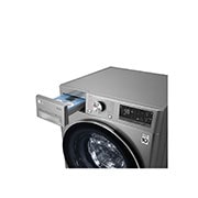 LG WiFi connected | 10.5kg | Washing Machine | 1360 rpm | Auto Dose | AI DD™ | Direct Drive™ | Steam™ | TurboWash™ | Graphite, F4V710STSA