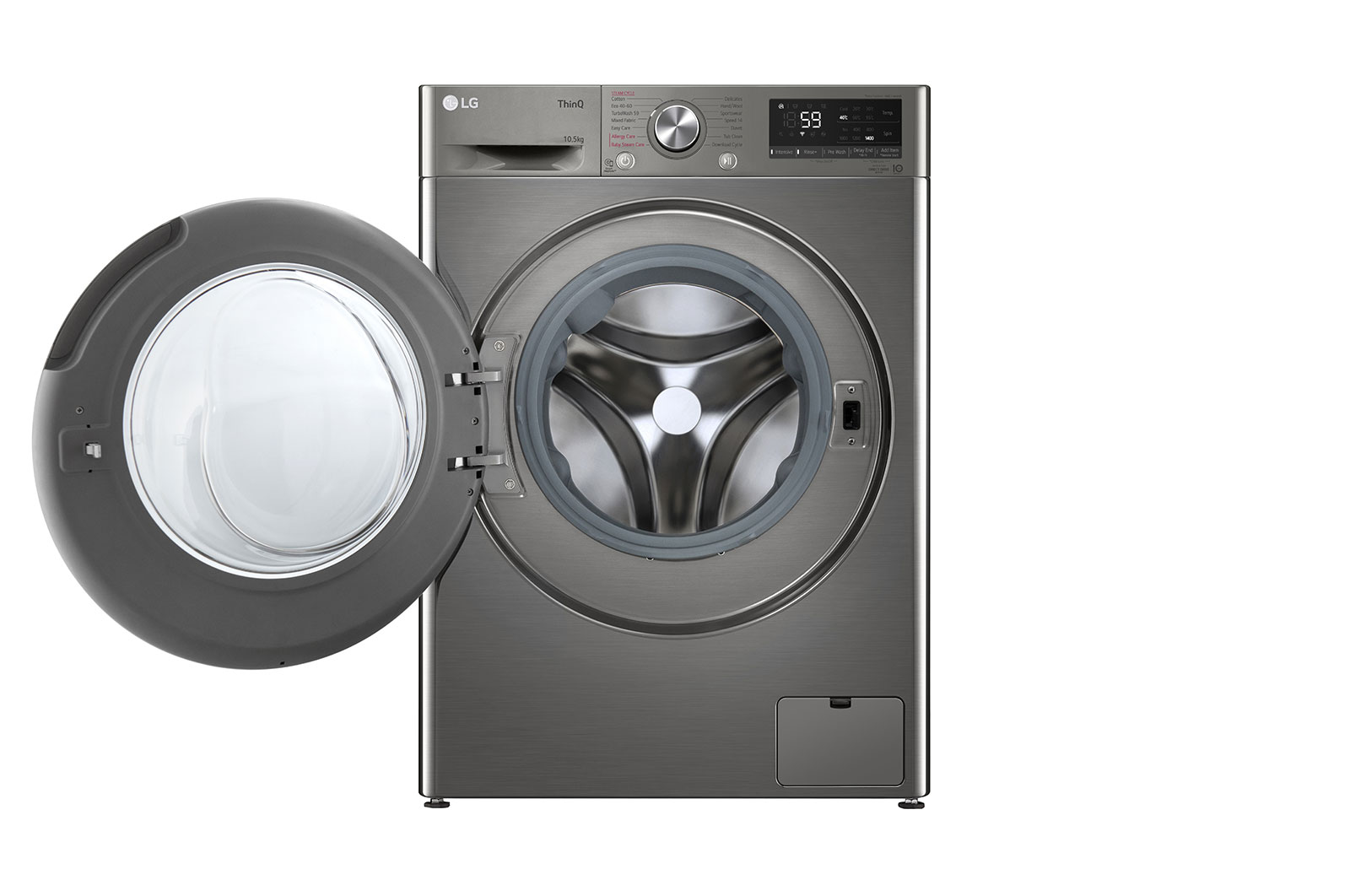 LG 10.5kg Washing Machine Graphite AI DD™, F4V710STSH