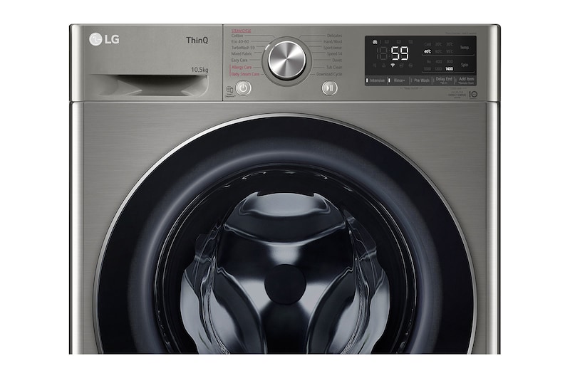 LG 10.5kg Washing Machine AI DD™, Graphite, F4V710STSH