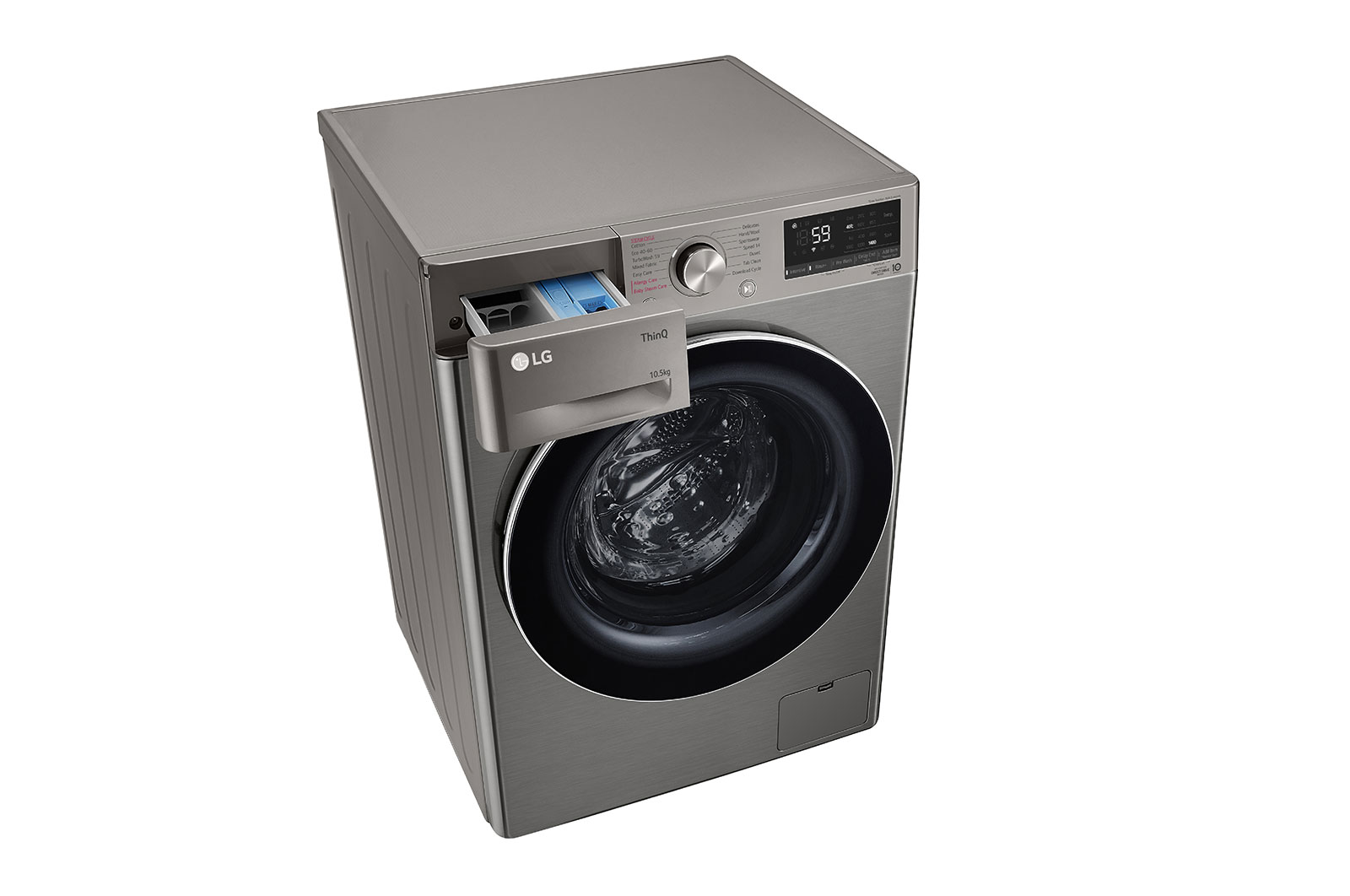 LG 10.5kg Washing Machine Graphite AI DD™, F4V710STSH
