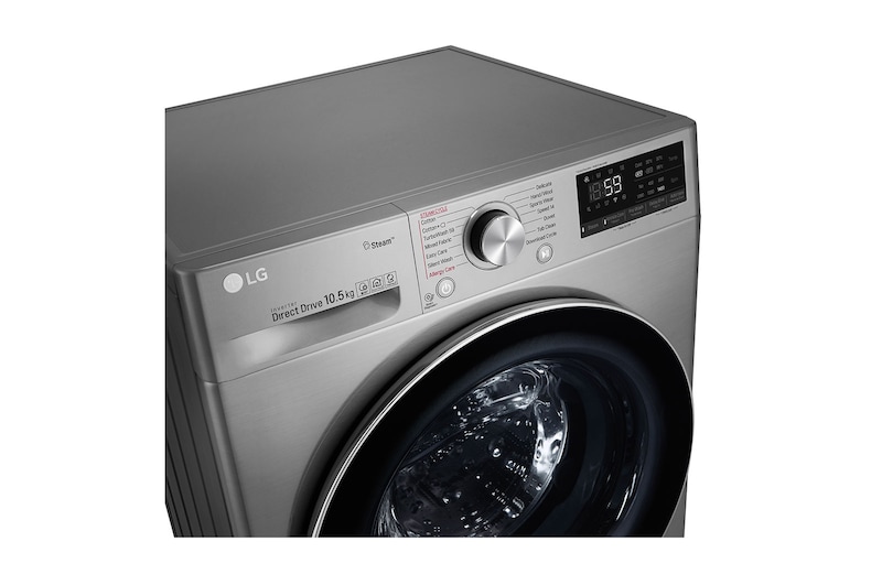LG Turbowash™ F4V710STS 10.5kg Washing Machine - Graphite, F4V710STS