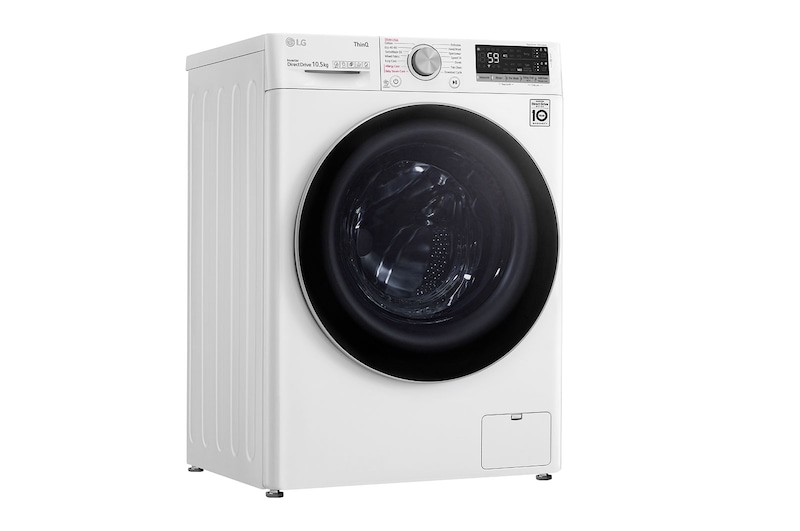 LG 10.5kg Washing Machine AI DD™, White, F4V710WTSA