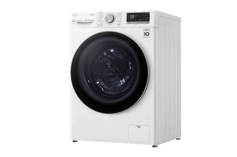 LG 10.5kg Washing Machine AI DD™, White, F4V710WTSA