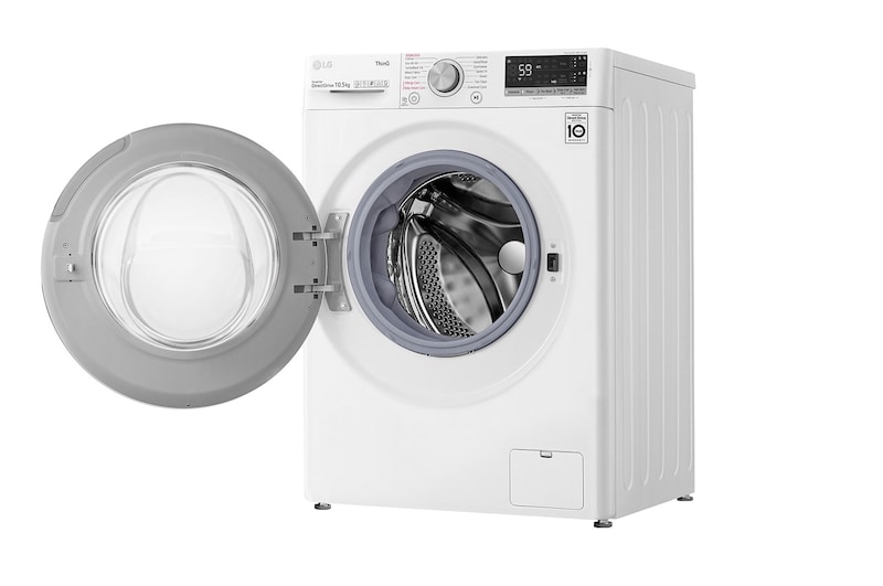 LG 10.5kg Washing Machine AI DD™, White, F4V710WTSA