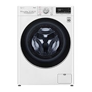 LG WiFi connected | 10.5kg | Washing Machine | 1360 rpm | Auto Dose | AI DD™ | Direct Drive™ | Steam™ | TurboWash™ | White, F4V710WTSA