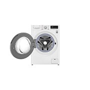 LG WiFi connected | 10.5kg | Washing Machine | 1360 rpm | Auto Dose | AI DD™ | Direct Drive™ | Steam™ | TurboWash™ | White, F4V710WTSA