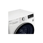 LG WiFi connected | 10.5kg | Washing Machine | 1360 rpm | Auto Dose | AI DD™ | Direct Drive™ | Steam™ | TurboWash™ | White, F4V710WTSA