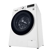 LG WiFi connected | 10.5kg | Washing Machine | 1360 rpm | Auto Dose | AI DD™ | Direct Drive™ | Steam™ | TurboWash™ | White, F4V710WTSA