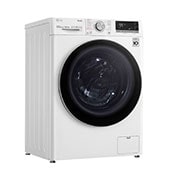 LG WiFi connected | 10.5kg | Washing Machine | 1360 rpm | Auto Dose | AI DD™ | Direct Drive™ | Steam™ | TurboWash™ | White, F4V710WTSA