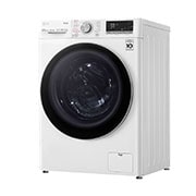 LG WiFi connected | 10.5kg | Washing Machine | 1360 rpm | Auto Dose | AI DD™ | Direct Drive™ | Steam™ | TurboWash™ | White, F4V710WTSA